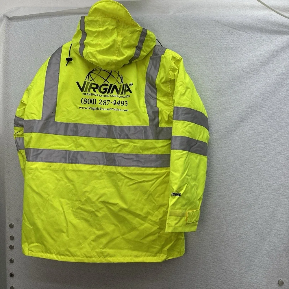 Game Hi Vis 6-in-1 Safety Jacket ANSI Reflective Waterproof Yellow Size L